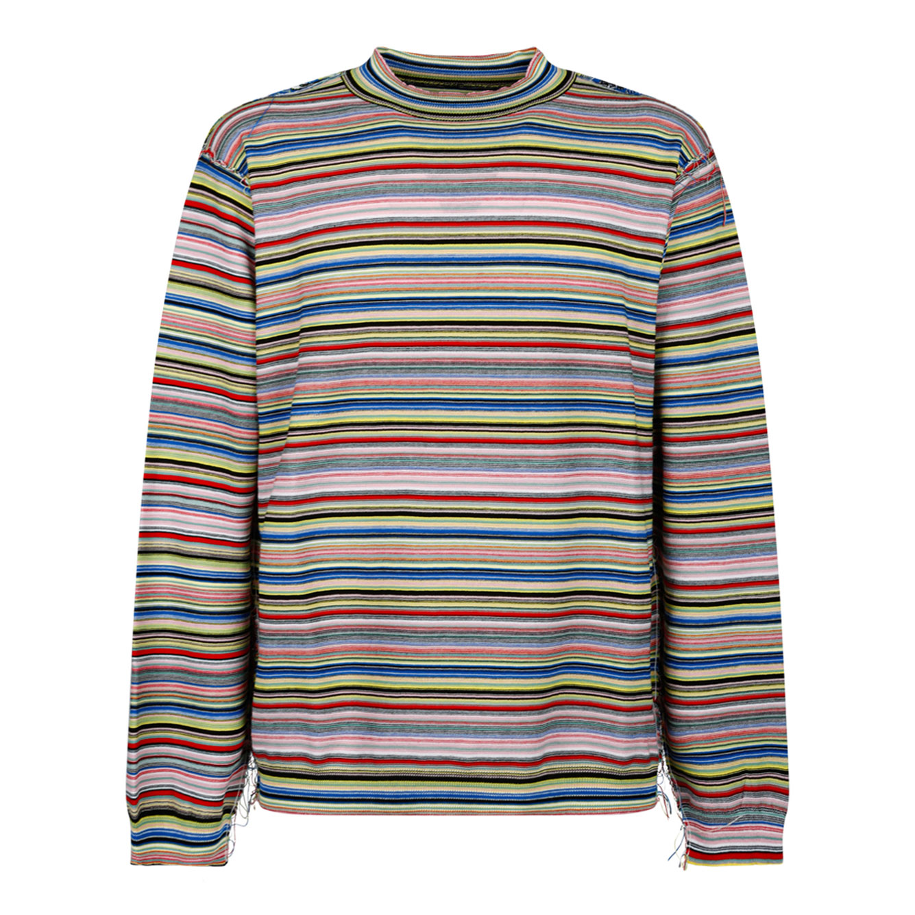 MAISON MARGIELA 멀티컬러 스트라이프 KNITWEAR